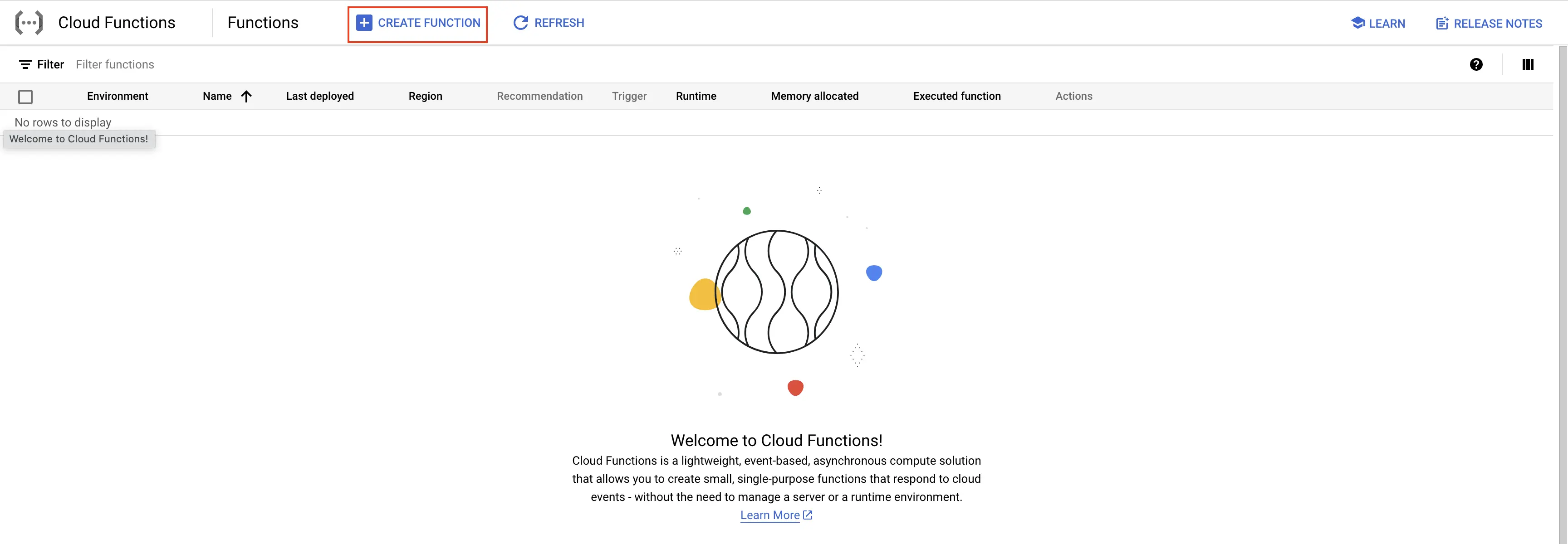 Create Cloud Function